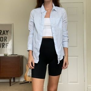 Talula classic fit button up Oxford NWOT aritzia